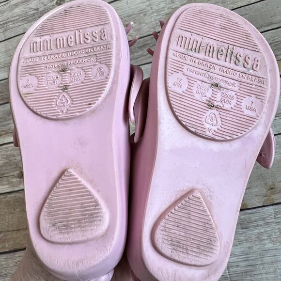 Mini Melissa Pink Ultragirl Rabbit Jelly Shoes - Picture 6 of 12